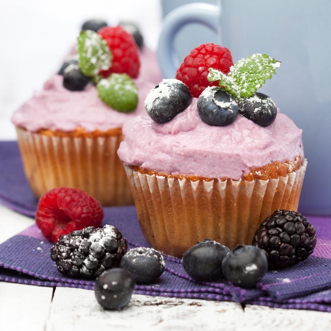 Very Berry Cupcakes - Vegan Cupcakes
