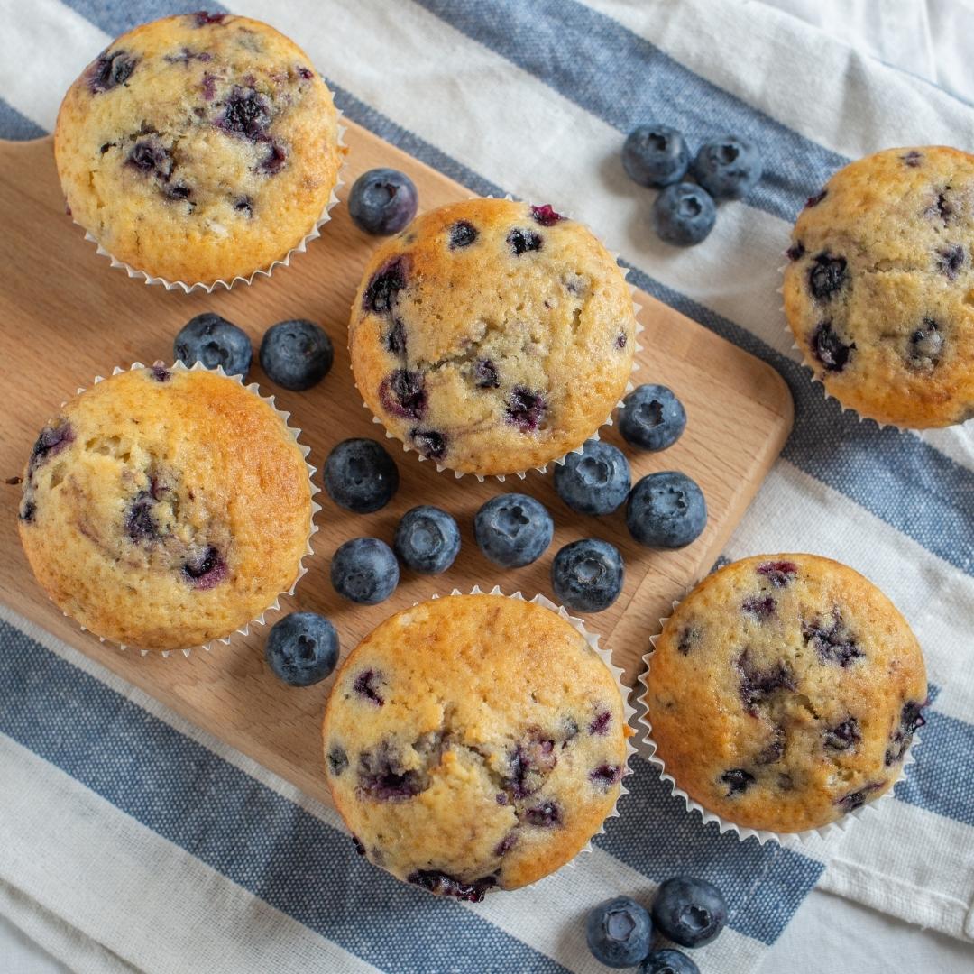 Blueberry muffins